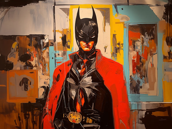 Blaine Hendrix 'Batman's Curation' III - Modern Interior Design Wall Art