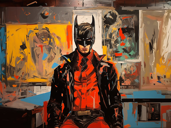 Blaine Hendrix 'Batman's Curation' IV - Modern Interior Design Wall Art