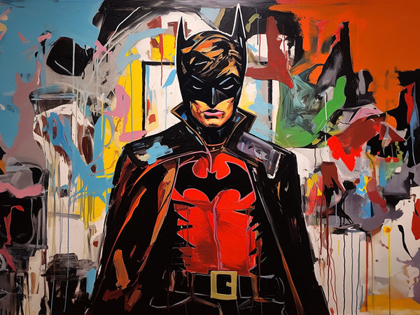 Blaine Hendrix 'Batman's Curation' VI - Modern Interior Design Wall Art