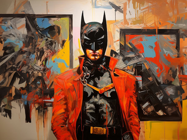 Blaine Hendrix 'Batman's Curation' X - Modern Interior Design Wall Art